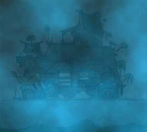 Tropulence Bay in the fog