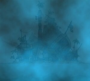Tropocalypse Cay in the fog